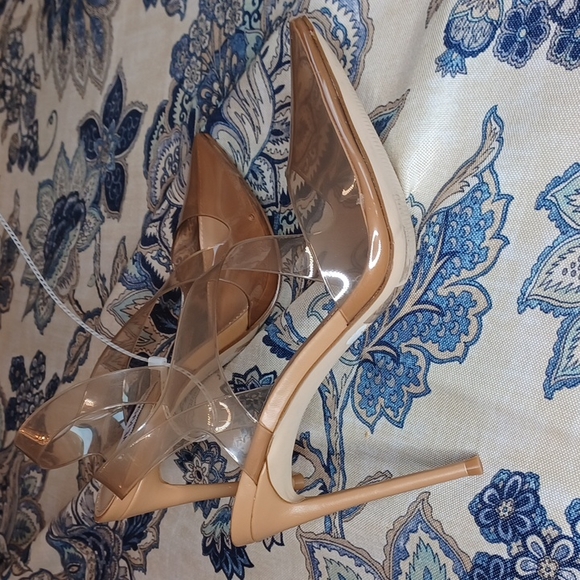 Steve Madden Shoes Steve Madden Vienne Nude Strappy High Heels